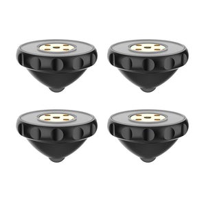 4pcs Adhesive Speaker Spikes Speaker Isolation Spikes Compatible with Target Base Isolation Feet