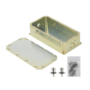 119x59x32mm/4.7x2.3x1.3&quot; Aluminum RF Shield Box + Two BNC Female Connectors for Low Noise Amplifiers