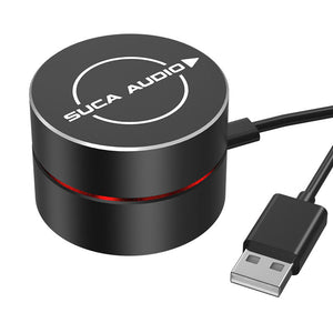 SUCA AUDIO USB Volume Control Speaker Volume Control USB Volume Controller with 6-Color LED Light