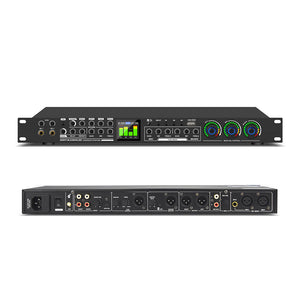 Black GAX-LX9 Professional Digital Preamplifier Multi-channel Microphone Double Reverb DSP Karaoke Effects Processor