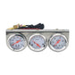 2" 52mm Triple Gauge Set Kit Oil Pressure Gauge Water Temperature Gauge  Voltage Meter LED Backlight