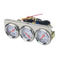 2" 52mm Triple Gauge Set Kit Oil Pressure Gauge Water Temperature Gauge  Voltage Meter LED Backlight