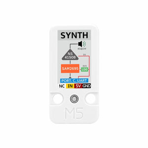 M5Stack Synth Audio MIDI Synthesizer Unit Built-in SAM2695 Multi-channel Instruments Audio Source Output