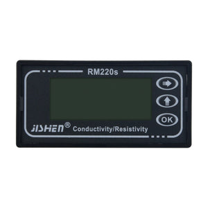JISHEN RM-220S Online Resistivity Meter High Purity Water Resistivity Tester + 0.01 Plug-in Conductivity Electrode
