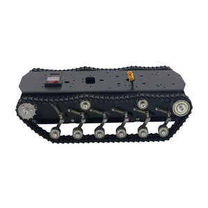 TS700 Tracked Robot Chassis Robot Tank Chassis Metal Track w/ Motor Encoding Disk with Remote Controller