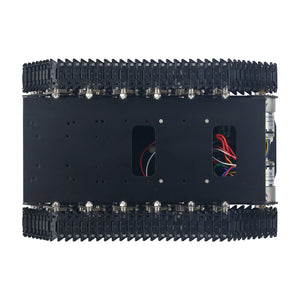 TS700 Tracked Robot Chassis Robot Tank Chassis Metal Track w/ Motor Encoding Disk with Remote Controller