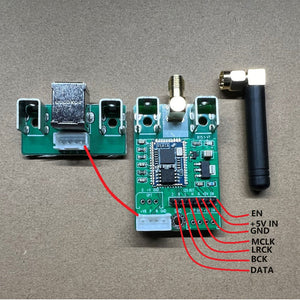 Bluetooth 5.1 Module LDAC Decoding 96K Output DC5V Power Supply Support for I2S/USB Output
