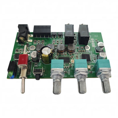 2x25W DC12-24V Bluetooth Power Amplifier Board BT5.0 Stereo 2.0 Digital Amplifier Board Support Treble and Bass Adjustment