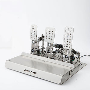 OKRACING T1 PRO 3-Pedal Set SIM Pedals Racing Pedals with Foot Rest Plate for SIM Racing Games