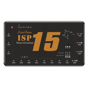 ISP15 15-Channel Fully Isolated Guitar Pedal Power Supply Isolated Power Supply for Stomp Box