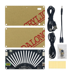 AK-DB16VU Single Channel Retro Music Level Light DIY Kit 16Bit Support Voice Controlled Induction Input