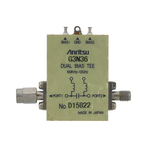 G3N36 100KHz-12GHz Wide Band Dual Bias Tee High Quality Coaxial RF Feed Box 50V SMA Male to Female Connector