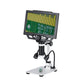 G1600 12MP 1-1600X Microscope Digital Microscope w/ Rechargeable Battery LED Lights and 9" LCD