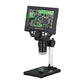 G5 10MP 1-1000X HD Industrial Microscope Digital Microscope with Aluminum Plastic Stand &amp; 5.5" LCD