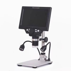 G1200D 12MP 1-1200X HD Microscope Digital Microscope Camera with Built-in Battery &amp; 7" Color Screen