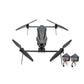 Tarot H720A 724mm Wheelbase Quadcopter Frame Kit Drone Kit w/ 2 Batteries &amp; H-Shaped Aluminum Frame
