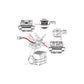 Tarot T10X-Plus 4K 8.29MP 3-Axis Gimbal Camera Drone Gimbal with 10X Optical Zoom &amp; Network Output