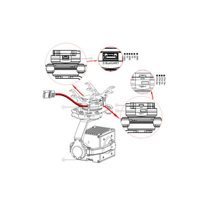 Tarot T10X-Plus 4K 8.29MP 3-Axis Gimbal Camera Drone Gimbal with 10X Optical Zoom &amp; Network Output
