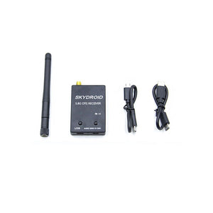 Skydroid 150CH UVC OTG Receiver 5.645-5.945GHz 5.8G Cellphone Image Transmission with Single Black Receiver for RC Drones