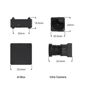 Infra Camera FPV Racing Drone 0Lux Simulated Night Vision Black &amp; White Image Sensor FPV Camera for Caddx