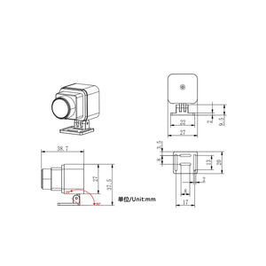 Tarot TL300M9 384x288 Thermal Imaging Camera Drone Camera Connects Visible Light &amp; Supports AV/PAL