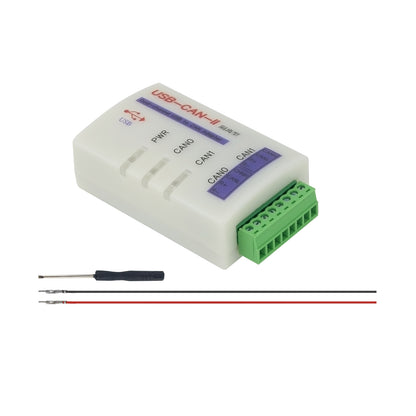 USB-CAN-II Dual-Channel USB to CAN Adapter Isolated CAN Box Analyzer Replacement for ZLG USB-CAN-II