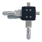 LD40-CM 40x40MM/1.6x1.6" XYZ Axis Sliding Stage Manual Sliding Table with Central Micrometer