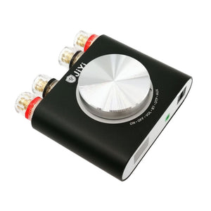 JiYi M6 100Wx2 Hifi Power Amplifier Power Amp Small Bluetooth Amplifier (Black) with TPA3221 Chip