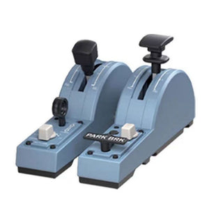 TCA Flight Simulator Captain Pack X Airbus Edition with Flight Rudder Pedal for Thrustmaster Simulation Games
