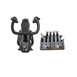 TCA Yoke Boeing Edition Flight Simulator 1xJoystick + 2xThrottle Quadrant for Thrustmaster Simulation Games