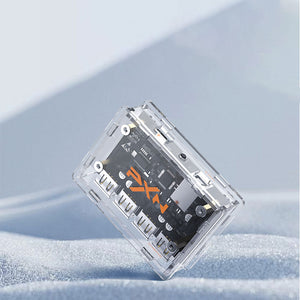ZX1 Acrylic Expansion Converter Box USB2.0 Flight Simulator Accessory for Multiple Devices Expansion