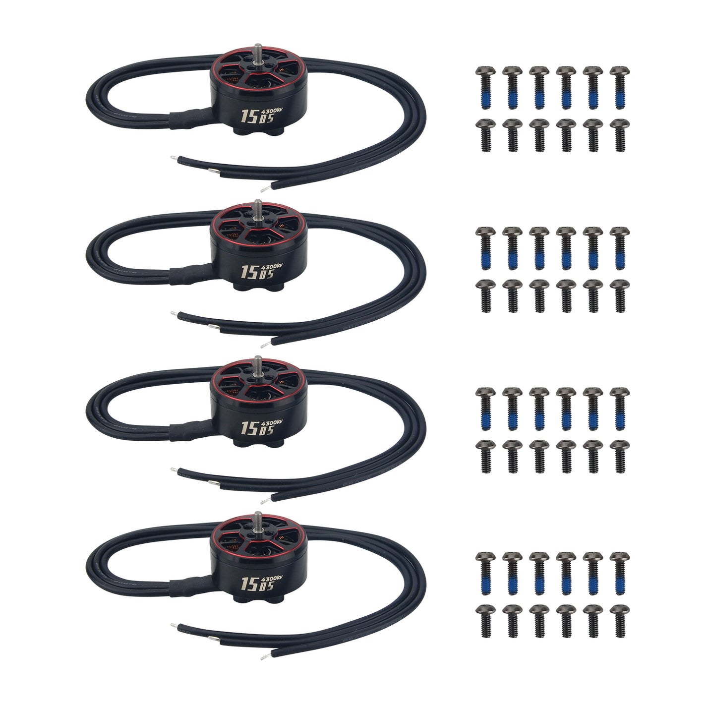4PCS GEPRC SPEEDX2 1505 4300KV FPV Motor High Precision Brushless Motor for 2.5-3.5 Inch FPV Racing Drone