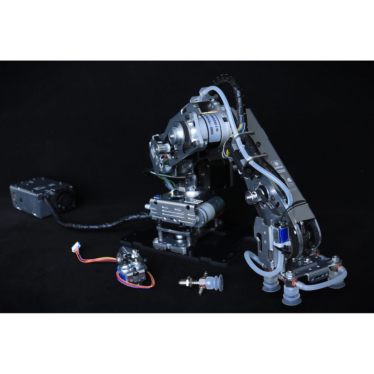24D Industrial Robot Arm 4-Axis Stepping Mechanical Arm High Precision Planetary Reduction Motor without Controller