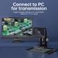 318B 12MP 1600X Digital Microscope Camera with Parfocal Lens &amp; 7" IPS Screen for Touch Control