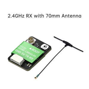 iFlight ELRS 2.4GHz Nano RX Opensource Receiver with 70mm Antenna 12.3dBm for FPV Racing Drone