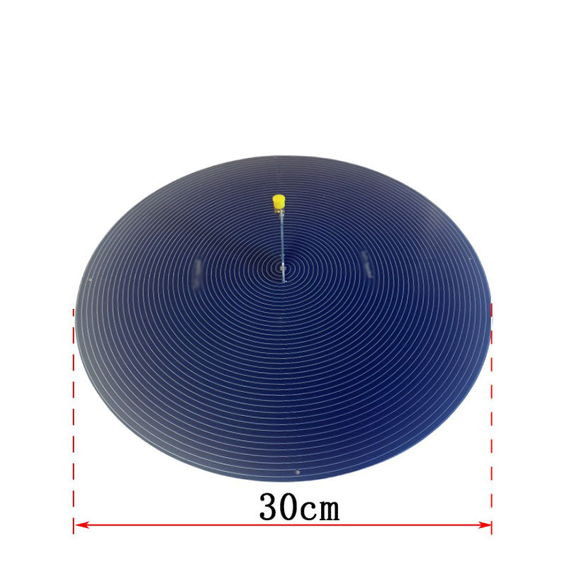 Left-handed Circular Polarization 30CM 280MHz-6GHz UWB Antenna Archimedes Spiral Antenna with SMA Female Connector
