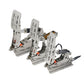 Simplayer PRO-P3+H2 3-Pedal Sim Racing Pedals Load Cell Pedals Standard Version + 2 Hydraulic Rods