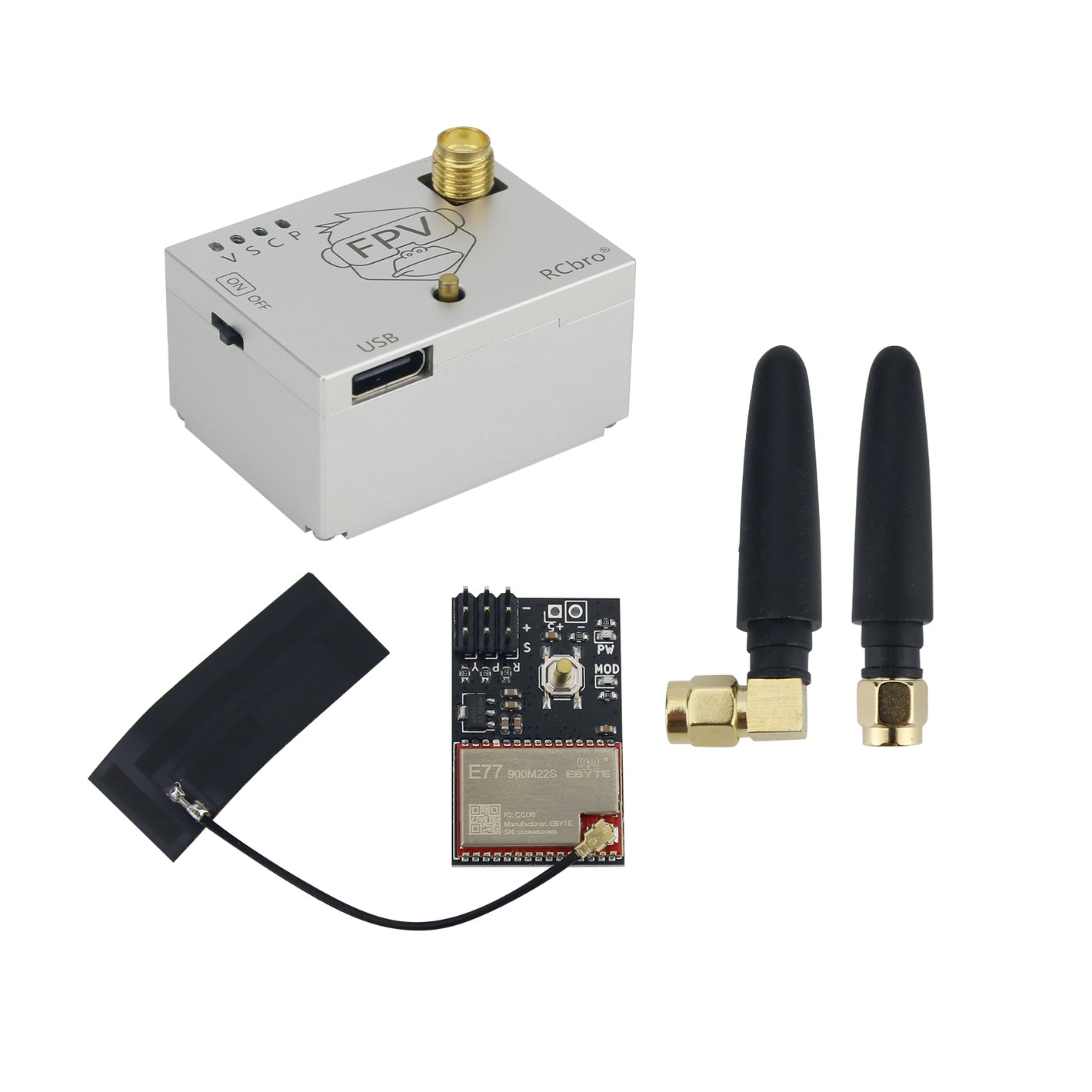915Mhz Head Tracking Module Head Tracker (TX + RX) for Model Aeroplanes RC Car Models and RC Crawlers