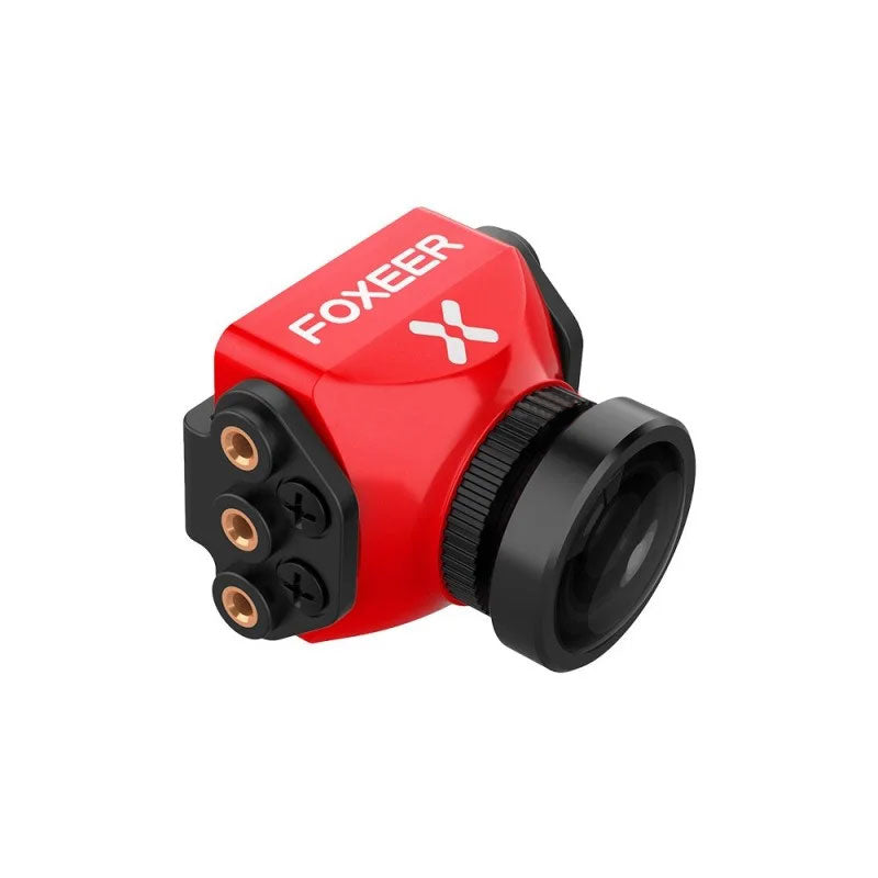 FOXEER CAT3 Red Mini 22x22MM Starlight Camera Professional FPV Drone Night Vision Camera Support 4:3/16:9 and PAL/NTSC Switch