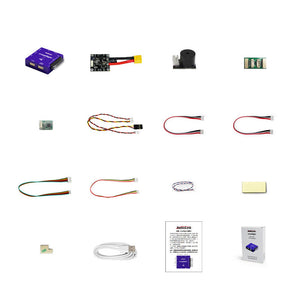 CrossFlight Flight Controller 10-Channel PWM Output Built-in OSD Module for FPV Racing Drone Support Software Vibration Damping