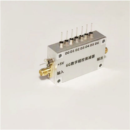 QM-AT016031S 10MHz-6GHz Digital Program Control Attenuator 31.75dB Attenuation Module 50ohms with SMA Connector