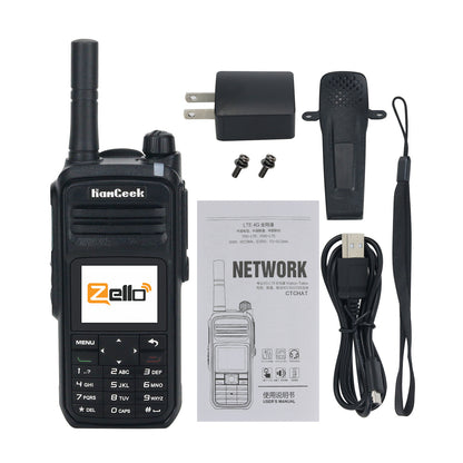 HamGeek Q168 4G POC Radio 5000KM GPS Walkie Talkie Wifi Bluetooth Handheld Transceiver for Zello