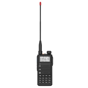 BFDX BF-SC500UV 5W 10KM VHF UHF Walkie Talkie Dual Band Handheld Radio Gain Version (Long Antenna)