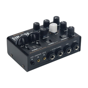 Black SIM BOX Electric Guitar Amp Simulator Box Cabinet Simulator DI Box Stomp Box Effect Pedal