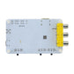 White Analog TV Signal Transmitter Home Analog TV Transmitter with OLED Display Supports Global TVs