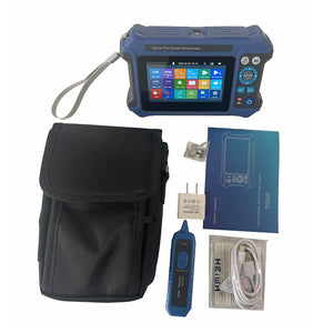 JW3302K 1610nm Wavelength OTDR 16-IN-1 OPM Optical Time Domain Reflectometer Support 1270/1310/1490/1550/1577nm Online Test