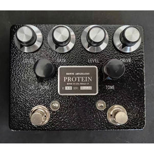 Black Dual Channel Electric Guitar Overdrive Distortion Single Effects Pedal for Browne Protein with LY-ROCK LOGO