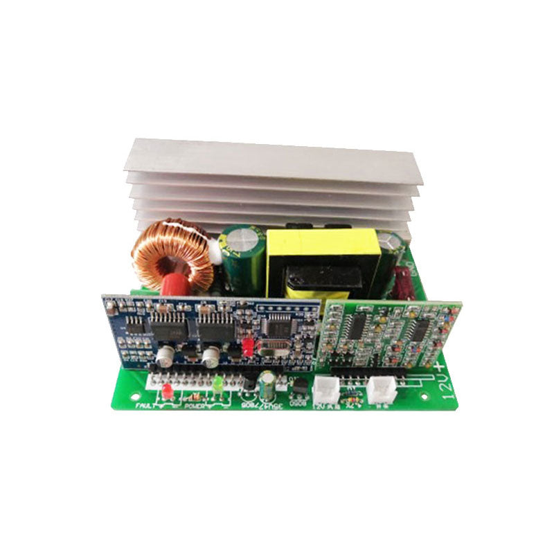 500W Pure Sinewave DC12V to AC220V Converter Board 2-Channel Independent Power Supply Smart Heat Dissipation