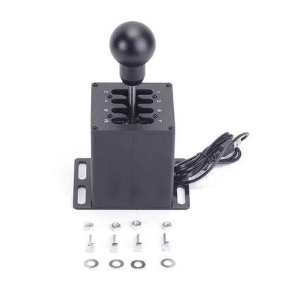 Simplayer HQS-R7 6+R Gear Shifter Racing Shifter w/ Round Handle for Logitech G27 &amp; Thrustmaster T300