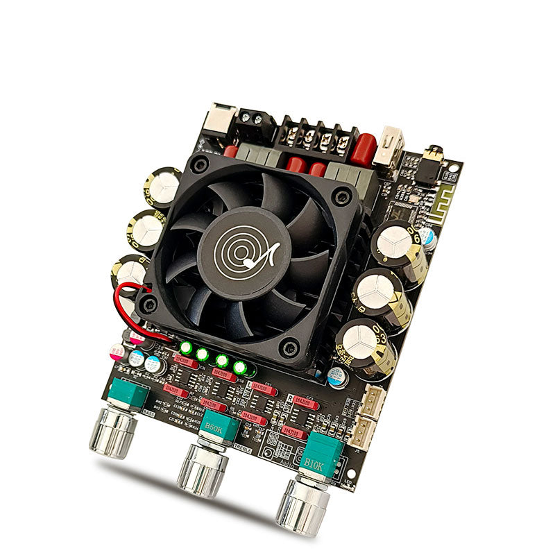 Wuzhi Audio Integrated Type ZK-3002T Bluetooth 300Wx2 High Power Dual Channel Digital Power Amplifier Board with Treble and Bass Adjustment
